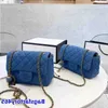LOULS VUTT Women Bag Classic Tote Mini Flap Bags Quilted Fashion Denim Bags Gold Matelasse Crush Blue Ball Adjustable Shoulder Strap Pu Lmba