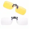 Lunettes de soleil 1pc Clip sur unisexe Polarisée Polarise à la vue de la nuit de conduite Anti-UVA UVB Cycling Riding Anti Blue Light