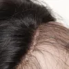 Zijdeachtige rechte kanten pruiken 360 Volledige kanten voorkant menselijk haarpruiken vooraf geplukte natuurlijke zwarte kleur met babyhaar Braziliaans haar