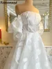 Princesse A Line Widding Robe 2023 Sweetheart Docutable Sleeves Bride Bride Backless Bestidos de Novia