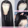 Silky Straight Lace Wigs 360 Full Lace Front Human Hair Wigs Pre Plucked Natural Black Color With Baby Hair Brazilian hair