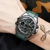 Нарученные часы Sanda G Style Men Sports Watches Двойной дисплей