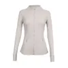 Veste de veste de veste veste athlétique de sport stand de sport veste veste femme coulant manteau sport fille gym fitness tops serrés