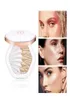 5 färger otwoo shell highlighter pulver palett pärla vitrosa lila skimmer ansikte belysning konturering glödande smink 50pcs3135298