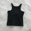 Damestanks dames tanktops sexy bijgesneden top vrouwelijke zomer camisole camis zwarte witte sportkleding voor