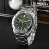 Montres Watchs AAA 2024 MENS Quartz Watch Bnl Six Pin Functional Steel Band New Color Watch Mens Watch