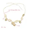 Chevilles Bohemian Beach Natural Shell Corde Chain pour femmes Bracelet de bijoux d'été aux pieds nus sur le bras de jambe Trikish.