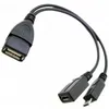 1/2 szt. Adapter terminalu Port USB Kabel OTG do Fire TV 3 lub 2. generacji PC Stick PC Cable 90 stopni adapter Micro USB