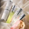 Opslagflessen 8 ml draagbare mini-hervulbare parfumfles high-end lederen onderbodeming reist lege cosmetische containers spray verstuiver spray-verstuiver