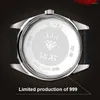 Orologi da polso vintage shanghai orologio da uomo diamante vento meccanico da 34 mm orologio retrò orologio a cupola orologi classici minerali in vetro minerale