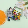 Halloween cartoon friends characters enamel pin childhood game movie film quotes brooch badge Cute Anime Movies Games Hard Enamel Pins