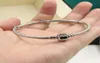 Handmade Never Fade Classic Jewelry 100 Pure 925 Sterling Silver Smooth Bangle Party Pandor Promise Women Wedding Bracel7064154