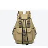 Backpack 2024 Vintage Canvas Backpacks Men And Women Bags Travel Students Casual For Hiking Camping Mochila Masculina