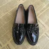 Chaussures décontractées Brown Tassel Oxfords Locs grande taille 13 Oxford Mocasins de mode en cuir fait à la main Oxford