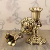 Kandelaars Vintage Candlestick European Romantic Angel Antieke Candelabra Bronze Pewter Home Votiefhouder Decoratie