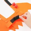 Costumi di gatto abbigliamento design unico di tendenza comoda tendenza arancione abiti di Halloween cane facile da indossare