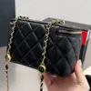 Bolsas de grife de designer New Love Ball Box Wallet Famous Crossbody Handbag Luxurys Cadeia Bolsas de ombro único Bolsa de maquiagem de couro zíper mini t jmmc