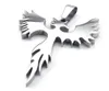 Stainless Steel Phoenix Bird Firebird Pendant Biker Mens Necklace 24 inch Chain4285794
