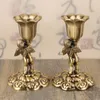 Candlers vintage chandeliers européens ange romantique antique candélabre bronze étain décoration porte-titulaire votif
