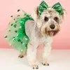 Robe de princesse pour chien Princesse Sparkly Polka Sequin décor Pipy Puppy Mesh Costumes de vacances d'été