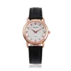 Armbanduhren Mode Fashion Pace Leder Uhr Watch Reisezeit genaues hohe transparentes Glas geeignet für Frauen Begleiter
