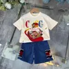 Designer Baby Clothes Baby Boys Filles Vêtements Summer à manches courtes Tshirts shorts Pantalons Enfants Enfants Luxury Designer Kid Ventes pour enfants