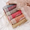Ethnic Clothing 70 180CM Europe And The United States Jacquard Rose Wrapped Head Scarf Muslim Malaysia Indonesian