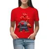 Polos femminile Super Puzzle Fighter Akuma T-Shirt Blome Abbigliamento femmina Womens