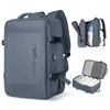 Sac à dos extensible 40L Voyage pour hommes Sac à bagages de sac pour ordinateur portable transport sur des sacs de grande capacité mochila multifonctionnels