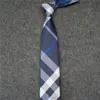 Nuovo designer di lusso 100% cravatta cravatta seta cravatta nera blu jacquard a mano intrecciata per uomini matrimoni casual e business cravatta per la moda hawaii cravatte