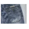 Lente zomer Koreaanse mode mannen luxe jeans overalls elastische trekkoord vracht gewassen kleding taps toelopende baggy joggers broek 240426