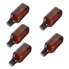 Bouteilles de rangement 5 pcs de long cou carré bouteille de voyage rechargeable taille de voyage en plastique pour articles de toilette L'animal vide