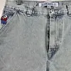 Polar Big Boy Shorts Y2K Hip Hop Cartoon Graphic Brodery Retro Blue Baggy Jeans Denim Gym Men Basketball 240417
