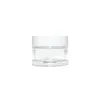 Garrafas de armazenamento 6 x 50g de vidro transparente jarra de gabinete de pele Creme de garrafa de creme recipiente cosmético 50 ml makeupol com tampas brancas