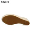 Eilyken Summer Fashion PVC Jelly Centures plate-forme pour femmes Sandales Sandales Casual Shoes Taille 34-40 240423