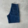 Short masculin American rétro multi-poche lavée et en détresse Denim capris pantalon masculin pantalon masculin