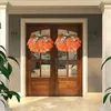 Decorative Flowers Simulation Pumpkin Wreath Thanksgiving For Windows Door Wreaths Valentines Day Garage Lights