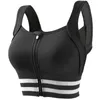 Behas 2024 Front Zipper Sport Bra Dames Running -Proof geen stalen ring verzameld Back Underwear Fitness Quick Drying Yoga Vest