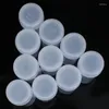 10 -stks 5 ml Plastic Testbuizen Flacons Monster Container Poeder Craft Craft Cap flessen voor kantoorscholenchemie
