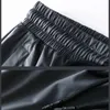 Pantalones casuales de seda de hielo de secado rápido de verano pantalones elásticos de nueve puntos ultra delgados pantalones sueltos de la viga sólida Pantalones 7xl 240425