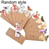 5 -stcs/lot kawaii dieren vlinder bladwijzer papierboek markeren creatieve decoratieve kaarten school briefpapier