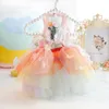 Summer Pet Princess Clothes Dog Robe pour chiens jupe Wedding York Chihuahua Poodle Jirts Cat Robes 240425