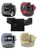 High QualitySimon Belt Luxury Diamond Inlaid Men e feminino Designer elegante estilo casual hip hop com Box9703585