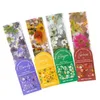 5pcs Four Seasons Flower Travel Series Lesezeichen PVC Durchscheinende Lesen Buch Marke Retro Seitenmarker Stationerie Lieferungen 240428