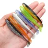 10pcsLot Fishing Easy Shiner Soft Lure 55cm 12g Bass Double Color Silicone Artificial Bait Jig Wobblers Carp Swimbait Tackle 240430