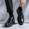 Sapatos casuais Primavera e outono Britânico Madure Business Gentleman apontou lazer tudo o tamanho grande