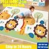 Non toxique épais 1 cm ePe bébé activité gymnase bébé rampage de jeu de jeu pliant tapis de tapis bébé jeu de jeu pour le tapis de sécurité des enfants 240423