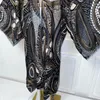 Kimono Beach Wear Women 2024 Dress Up Cardigan Stamping Stamping Retro Print Abayas Dubai Luxury Muslim