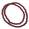 Tornari catena di preghiera in legno 108 PC Buddha buddista Mala bracciale viola rosso