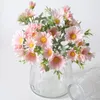 Simulazione di fiori decorativi sole chrysanthemum fiore manico artificiale manico artificiale bouquet domestico decorazione per feste di decorazione pografia